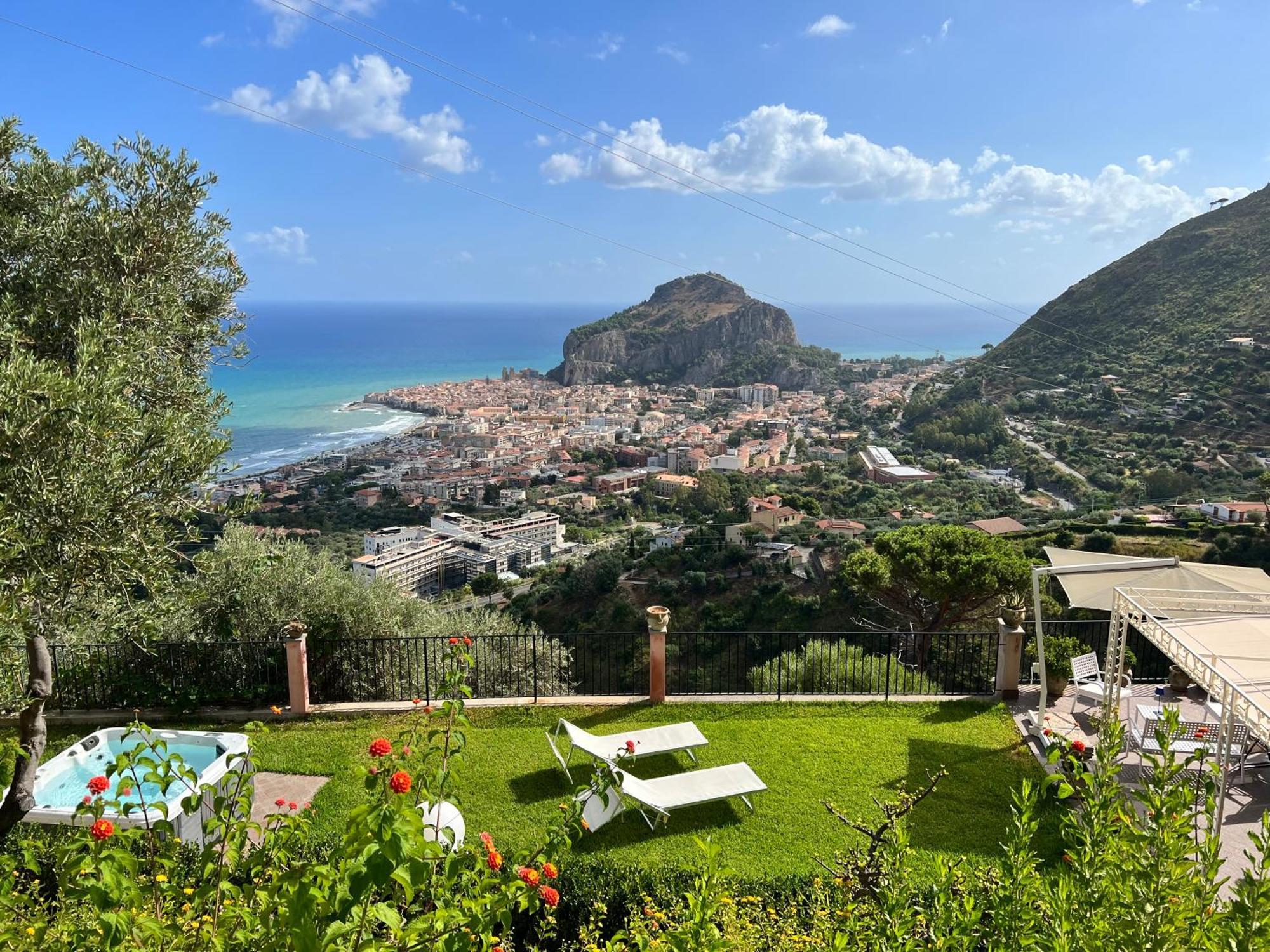 Villa Angela Luxury Cefalú Exterior foto